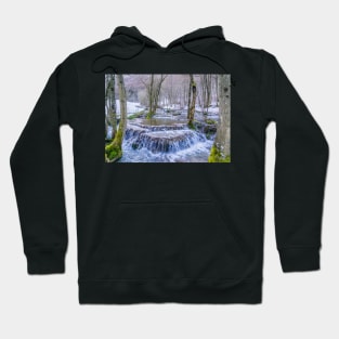 Calc-sinter or Travertine terraces, Gutenberg, South Germany Hoodie